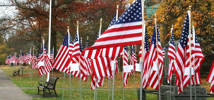 American Flags will be raised in Sherburne to honor Veterans